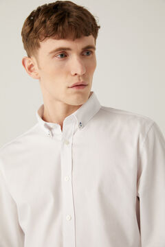 Springfield Chemise dobby blanc