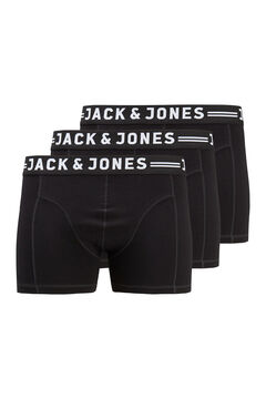 Jack & Jones PLUS Pack de 3 boxers lisos de algod&atilde;o