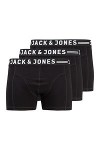 Jack & Jones PLUS Pack de 3 b&oacute;xers lisos de algod&oacute;n
