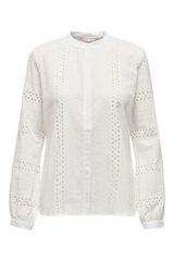Springfield English embroidered blouse bijela