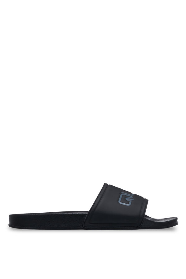Quiksilver Chanclas con banda y logo negro