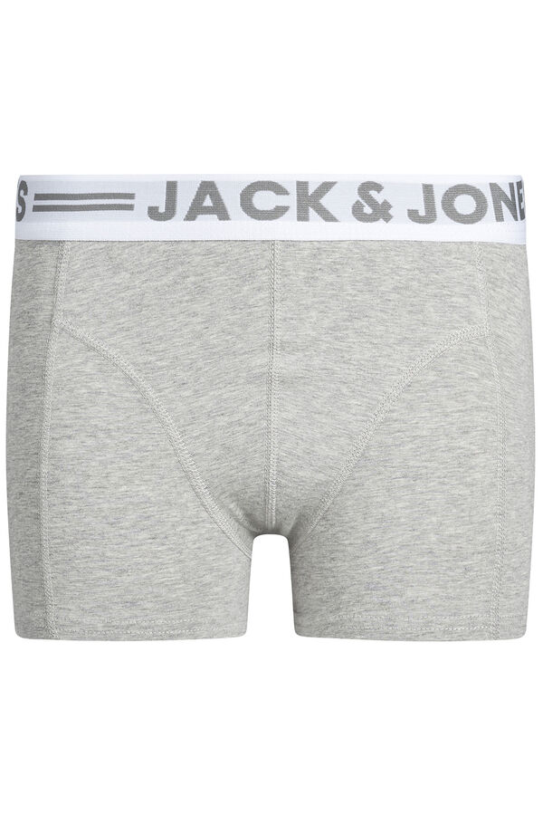 Jack & Jones Junior Pack 3 boxers cinzento