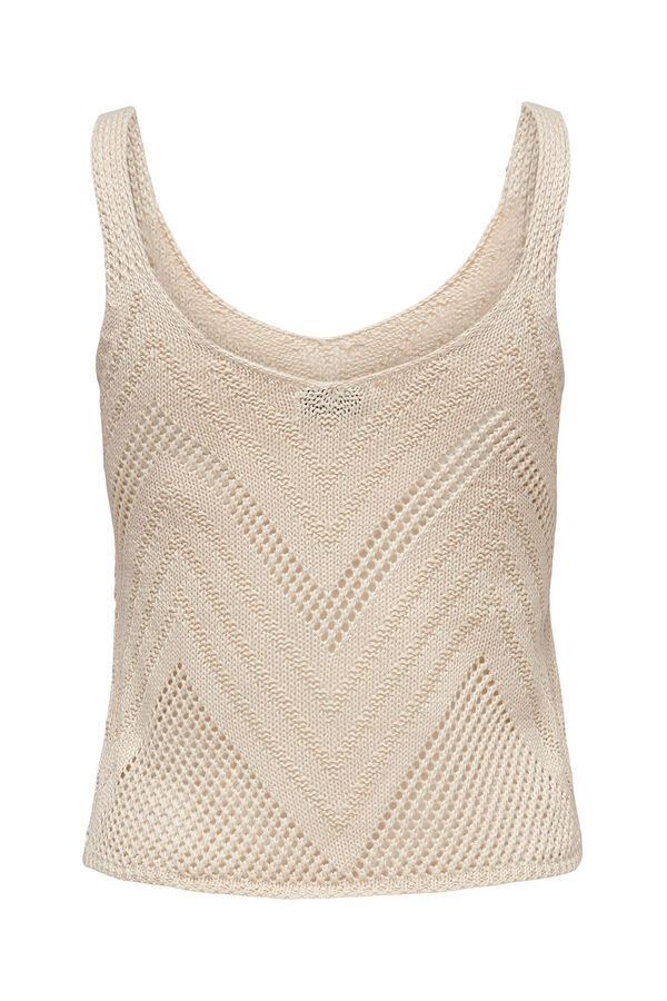 Springfield Top with openwork white