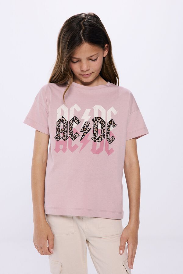 Springfield ACDC girl t-shirt pink