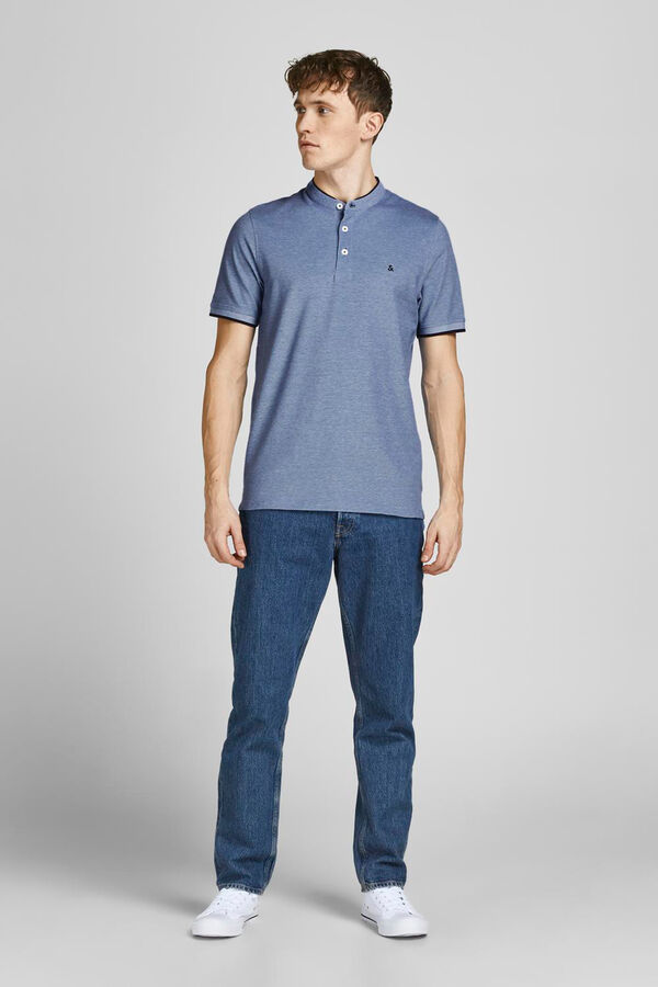Jack & Jones Polo Mao Slim Fit azul