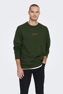 Springfield Round neck sweatshirt green