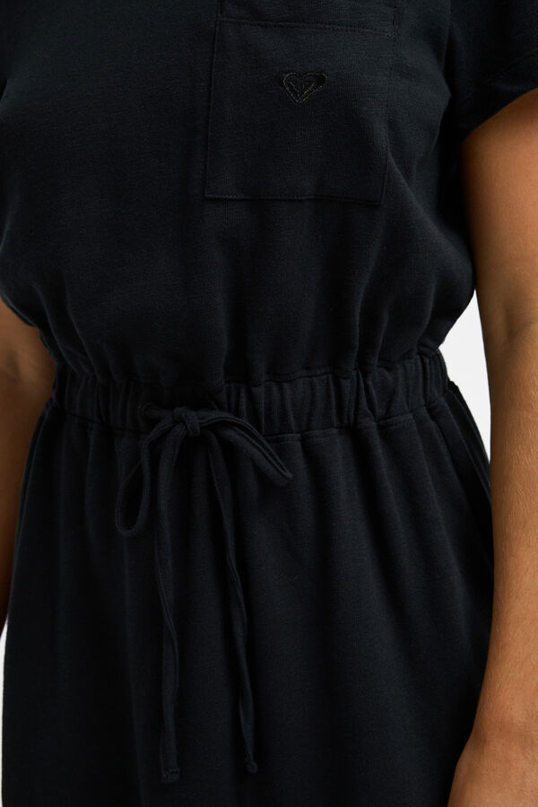 Roxy Short dress with elasticated waist black