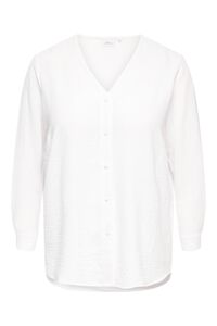 Only Carmakoma Camisa de bot&otilde;es tamanho grande