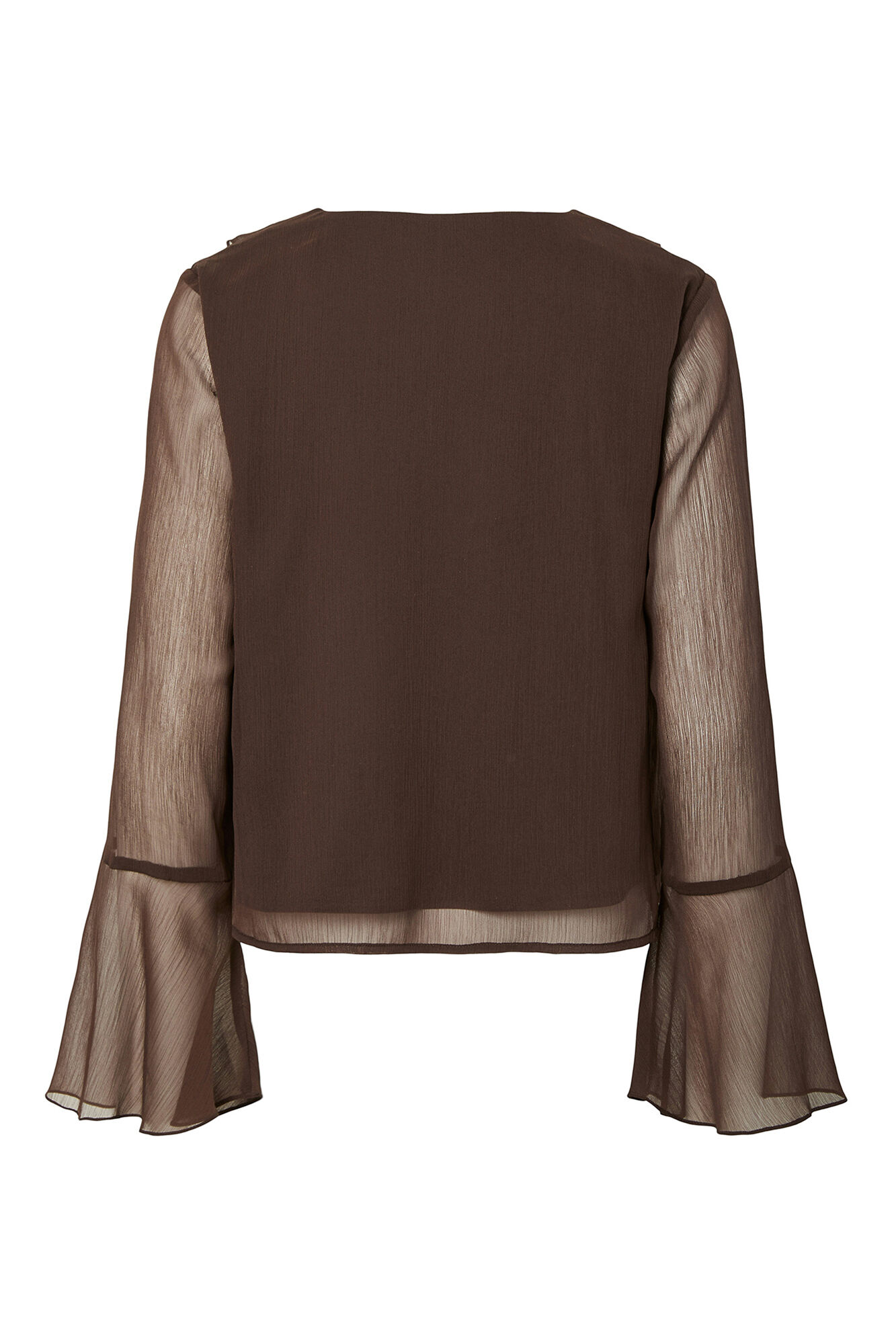 Pieces Lang&auml;rmelige Bluse