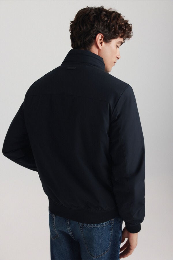 Springfield Puffer technical jacket blue