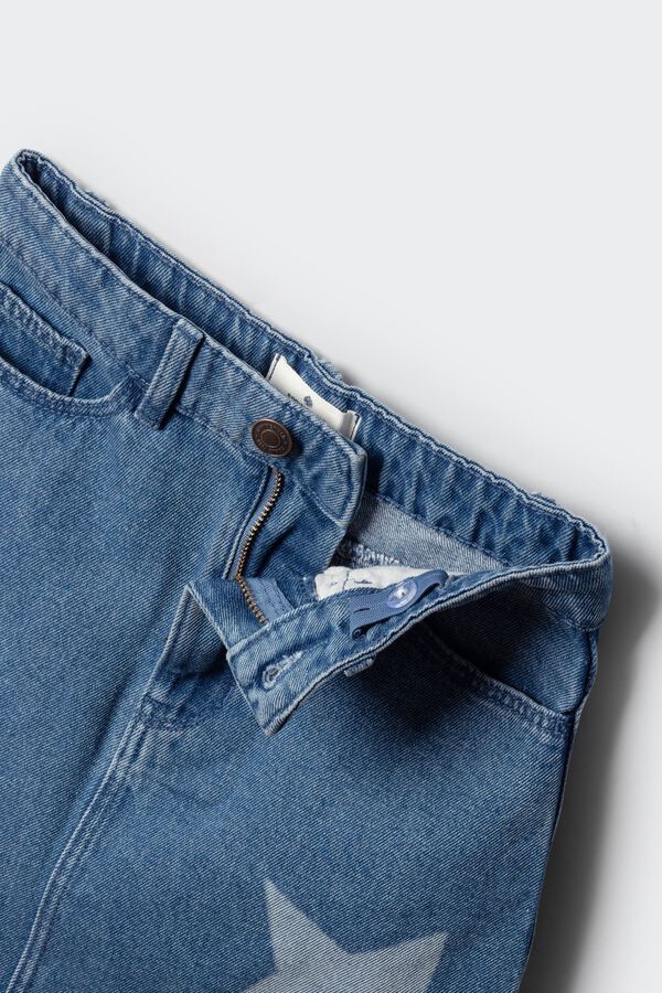 Springfield Kids Saia jeans estrelas menina azul