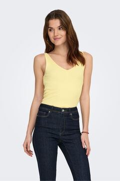 JDY Camiseta tirantes punto