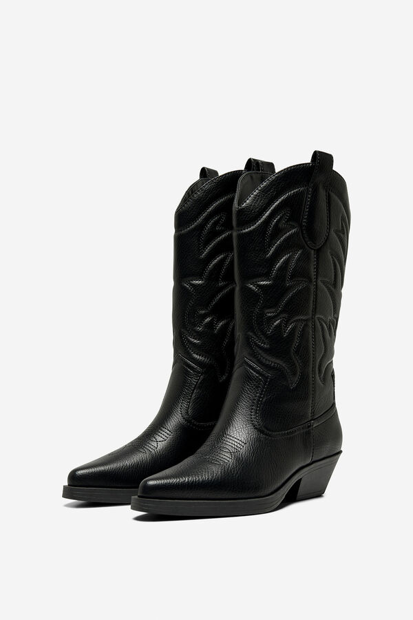 Only Cowboy boot black