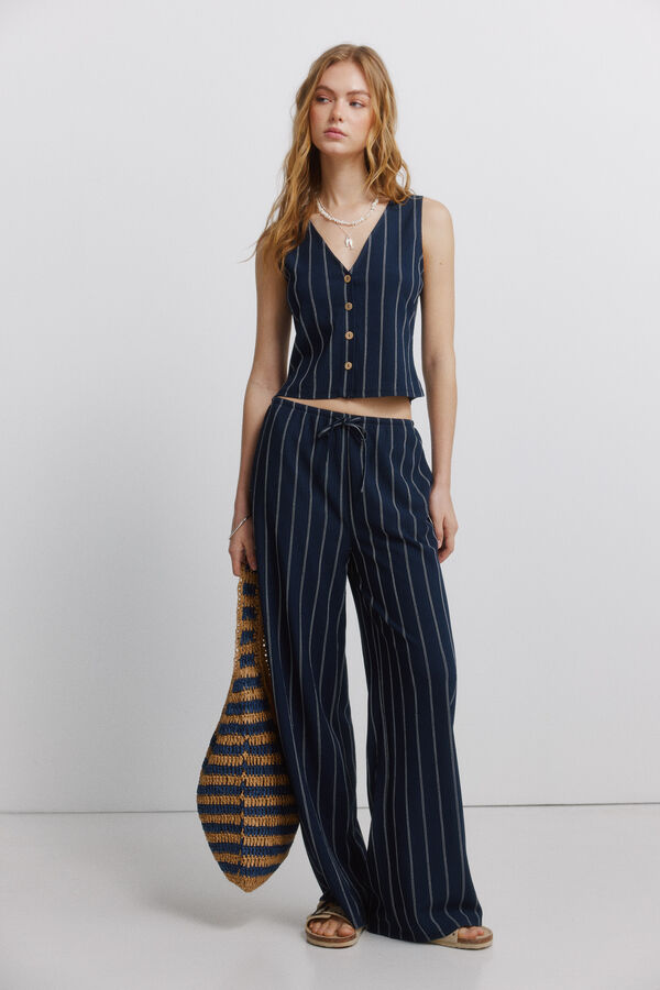 Springfield Fluid trousers blue