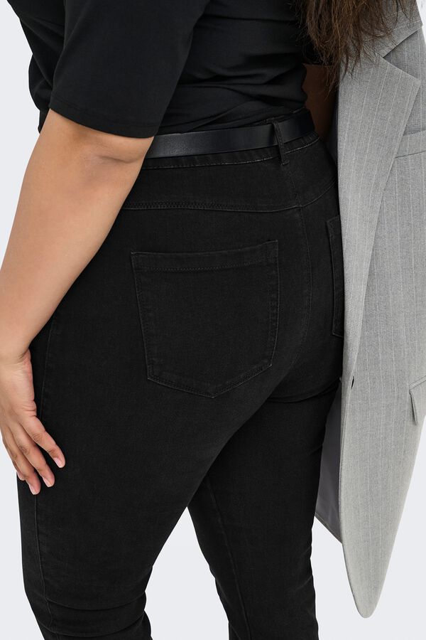Only Carmakoma Jeans skinny talla grande negro