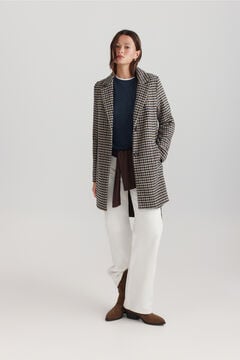 Springfield Plaid midi coat