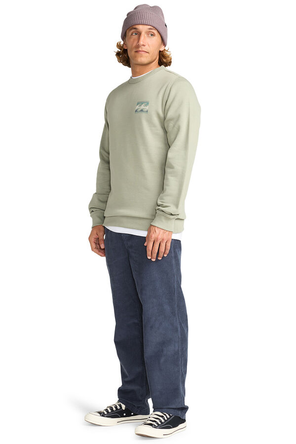 Billabong Sudadera cuello redondo kaki