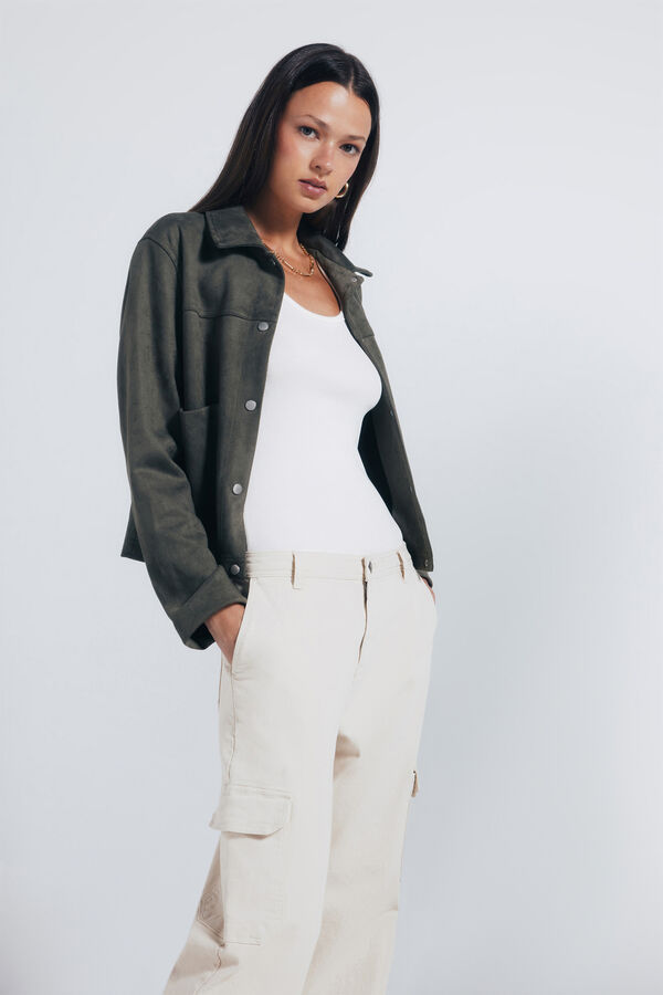 Springfield Cotton cargo pants mink