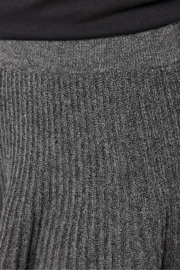 Noisy May Jersey-knit skirt grey