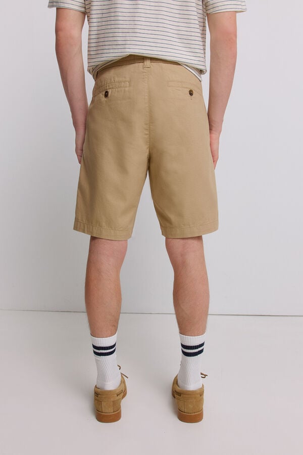Springfield Lightweight relaxed fit Bermuda shorts grey