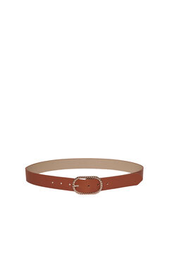 Springfield Belt with bead detail brown