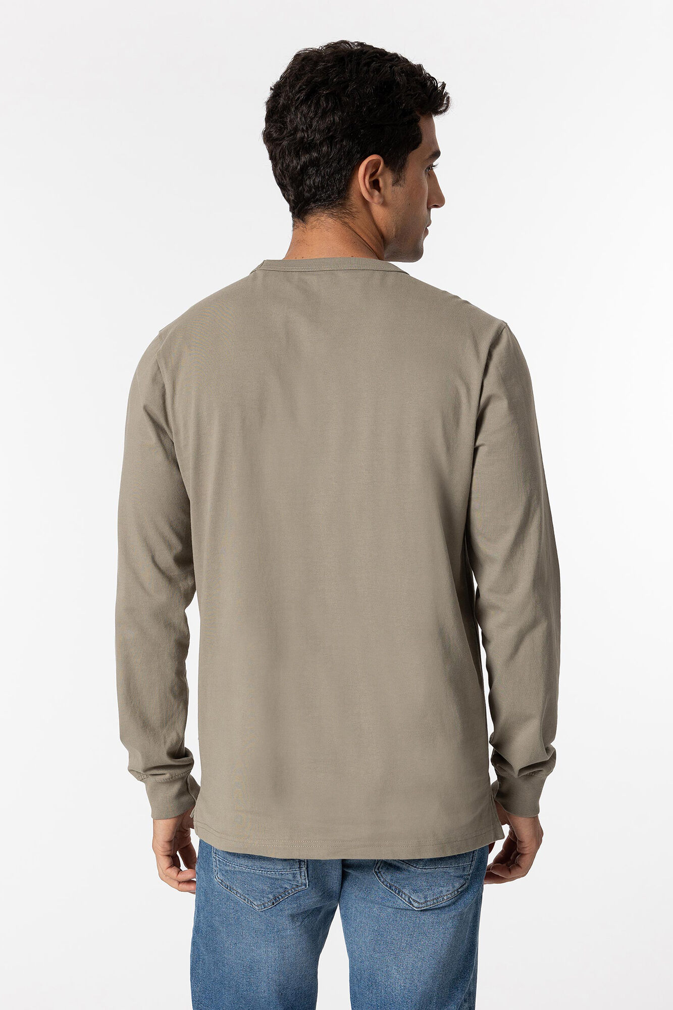 Tiffosi T-shirt b&aacute;sica de manga comprida