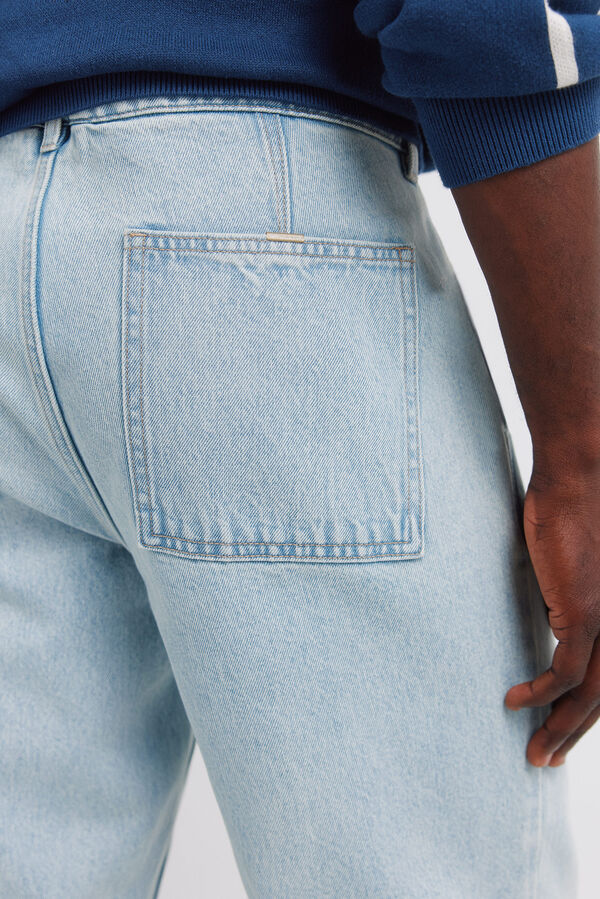 Springfield Light denim washed chinos blue