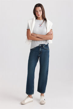 Springfield Straight cropped jeans