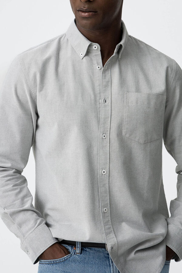 Tiffosi Regular Fit Shirt grey