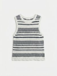 Springfield Top tricot rayas