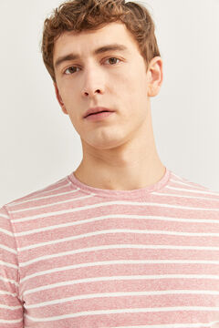 Springfield T-shirt microriscas bordada laranja