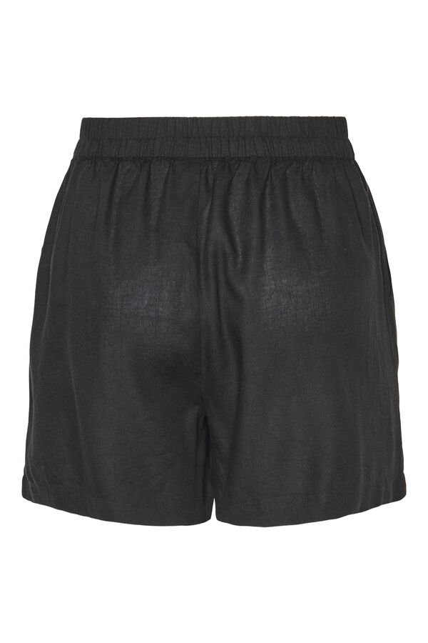 Pieces Short de lino negro