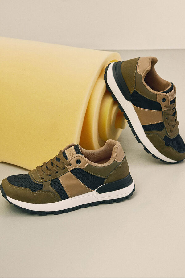 Inside Zapatillas casual combinada negro