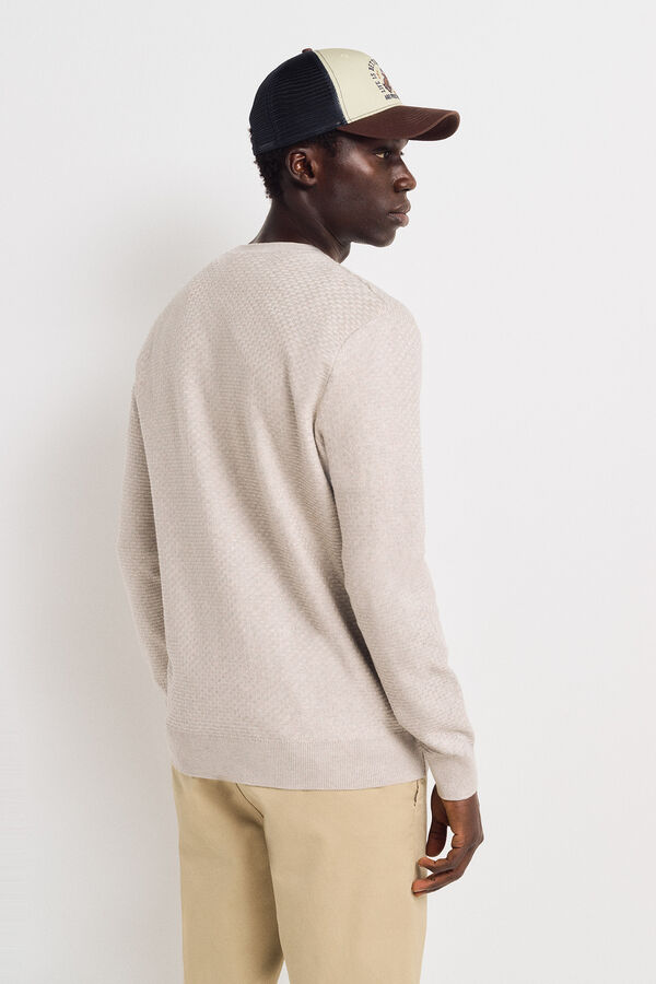 Springfield Textured jumper brown