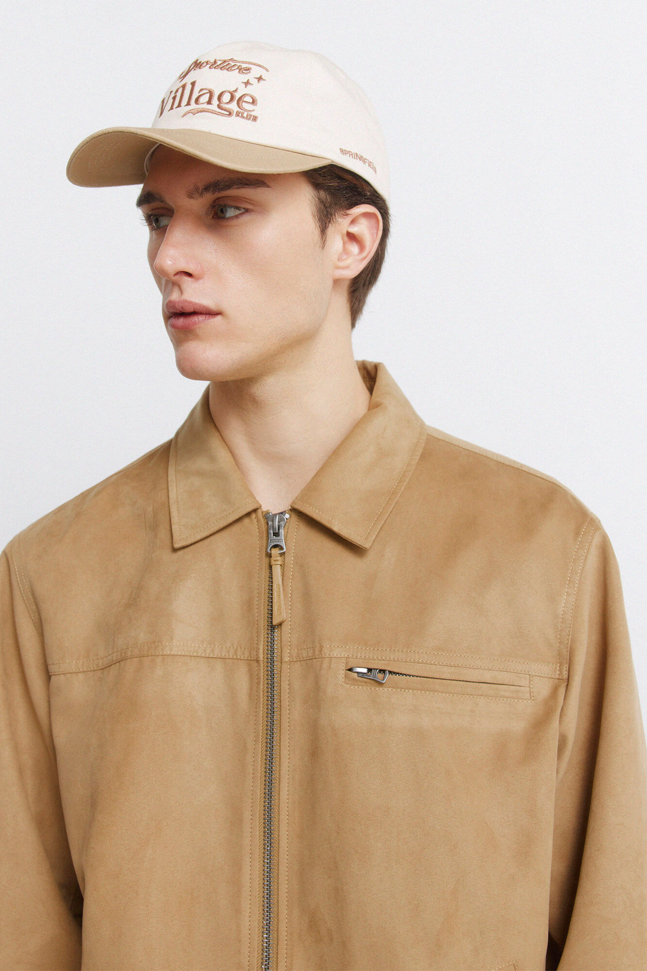 Springfield Faux suede jacket