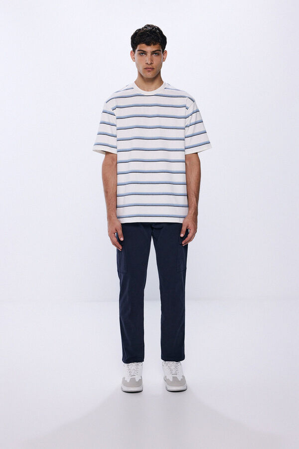 Springfield Striped T-shirt blue