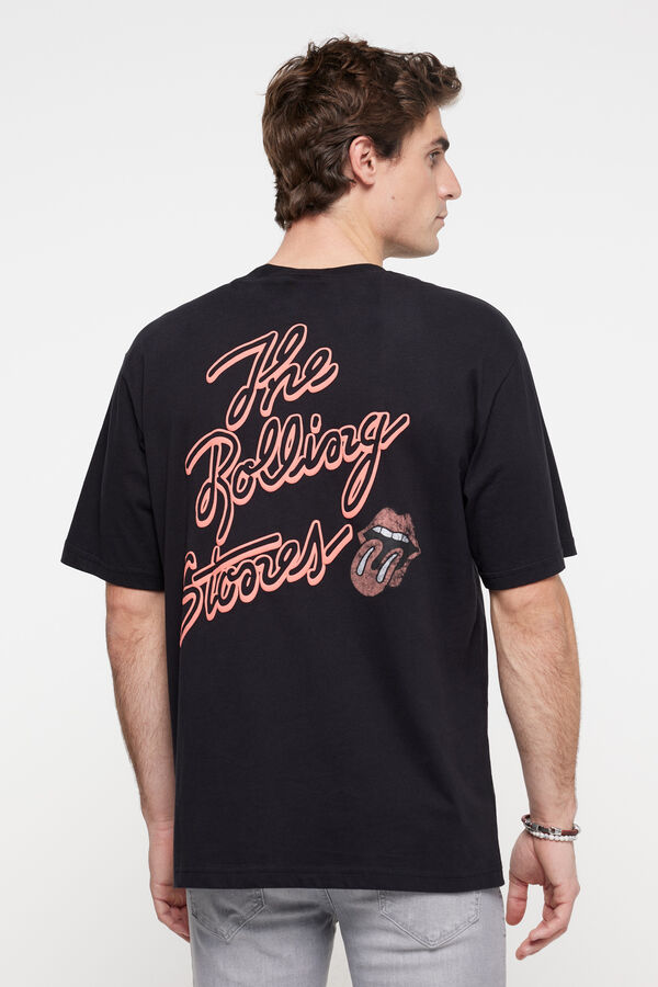 Springfield Short-sleeved Rolling Stones t-shirt crna