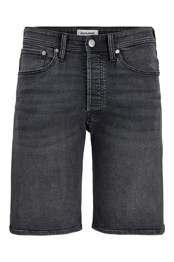 Jack & Jones PLUS Denim regular Bermuda shorts black