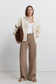 Springfield Denim oversized jacket