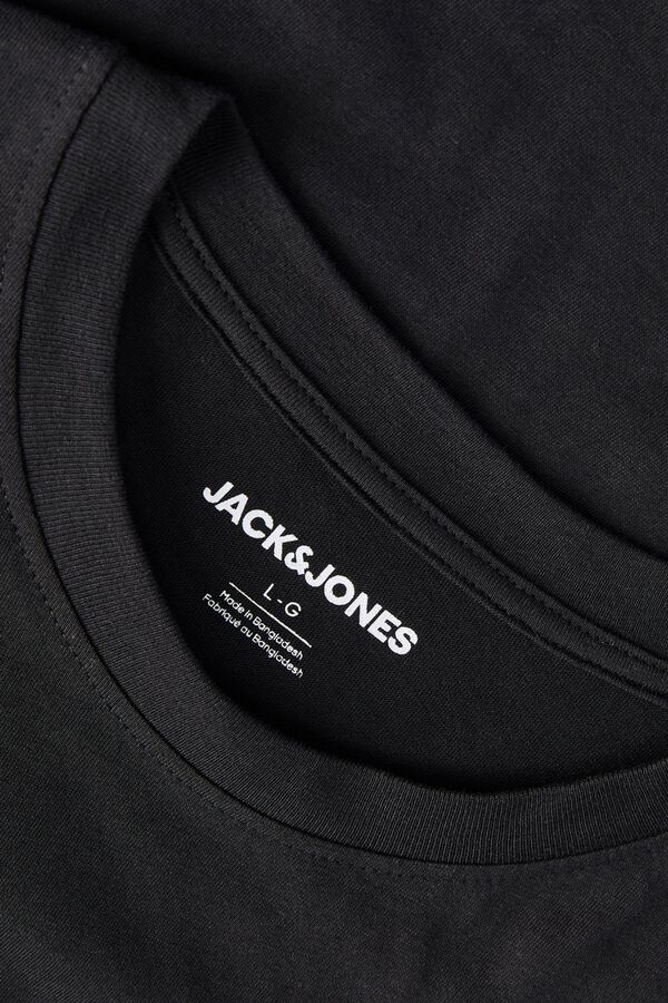 Jack & Jones PLUS Printed short sleeve T-shirt black