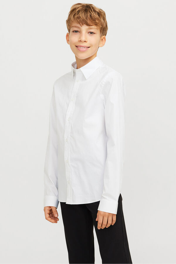 Jack & Jones Junior Camisa formal regular fit blanco