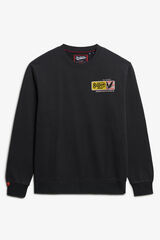 Superdry Sudadera corte holgado gris