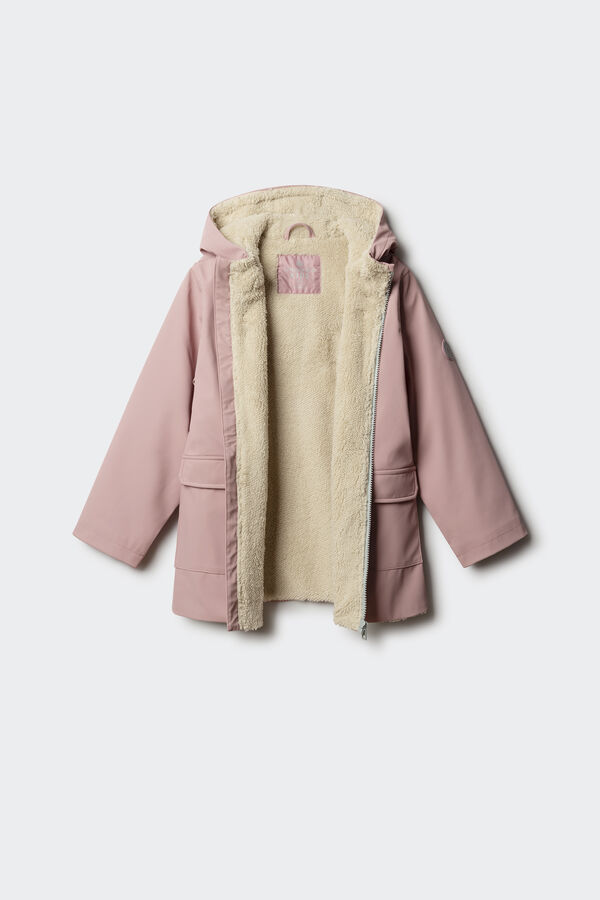 Springfield Kids Jaqueta emborrachada para menina rosa