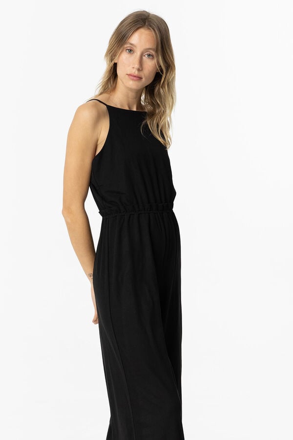 Springfield Jumpsuit with Ruffle black
