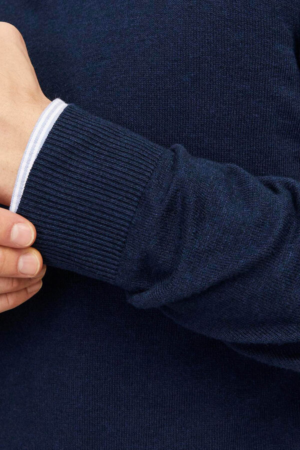 Jack & Jones Camisola fecho-&eacute;clair azul