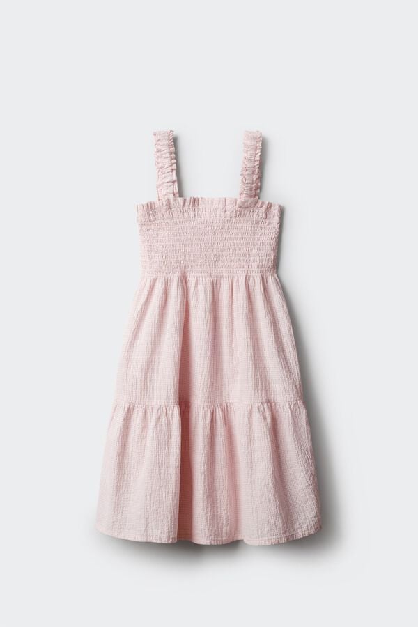 Springfield Kids Vestido vichy ni&ntilde;a rosa