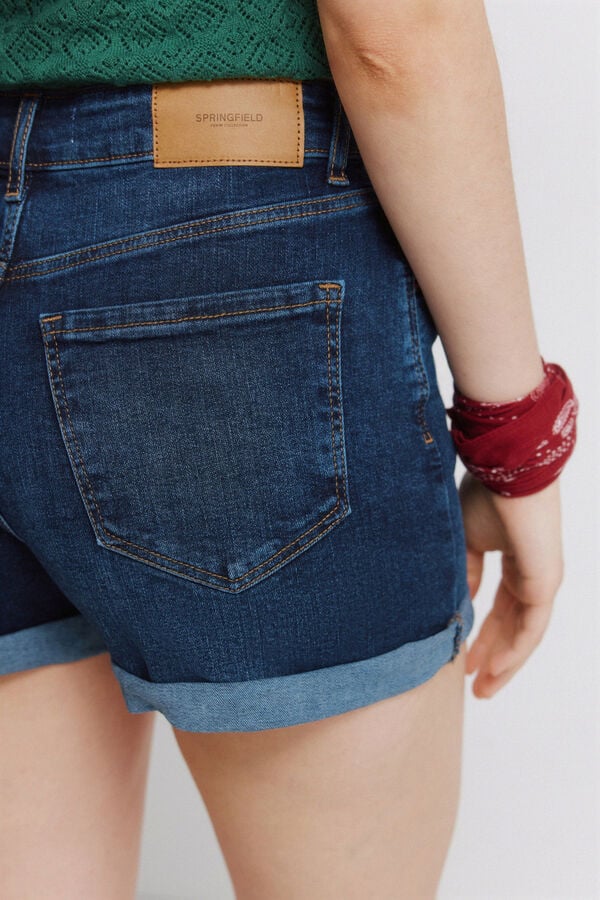 Springfield Cal&ccedil;&otilde;es b&aacute;sicos em denim azul