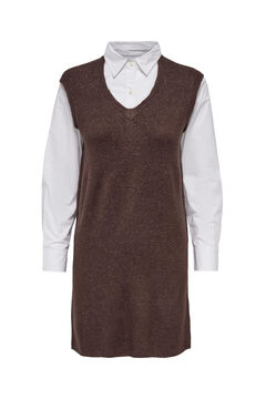 Springfield Double-layer dress brown