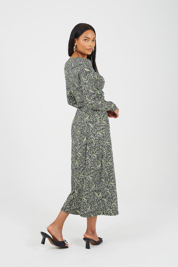 Brave Soul Long print dress Zelena