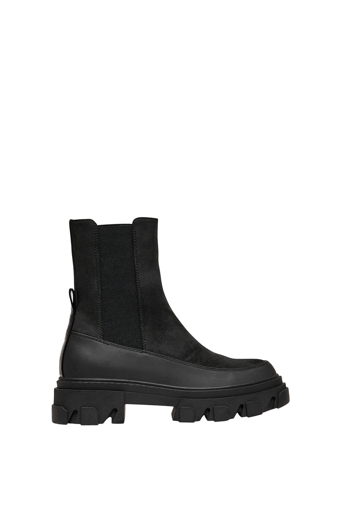 Springfield - Bota de media caña de piel de serraje.# marrón Mujer | Botas  Pedro Miralles - Jonah Bayliss